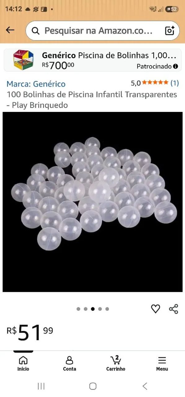 Bolinhas transparentes