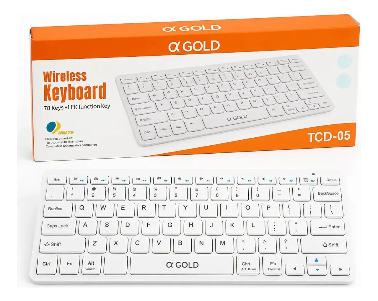 Teclado Sem fio Bluetooth Gold  - Foto 3