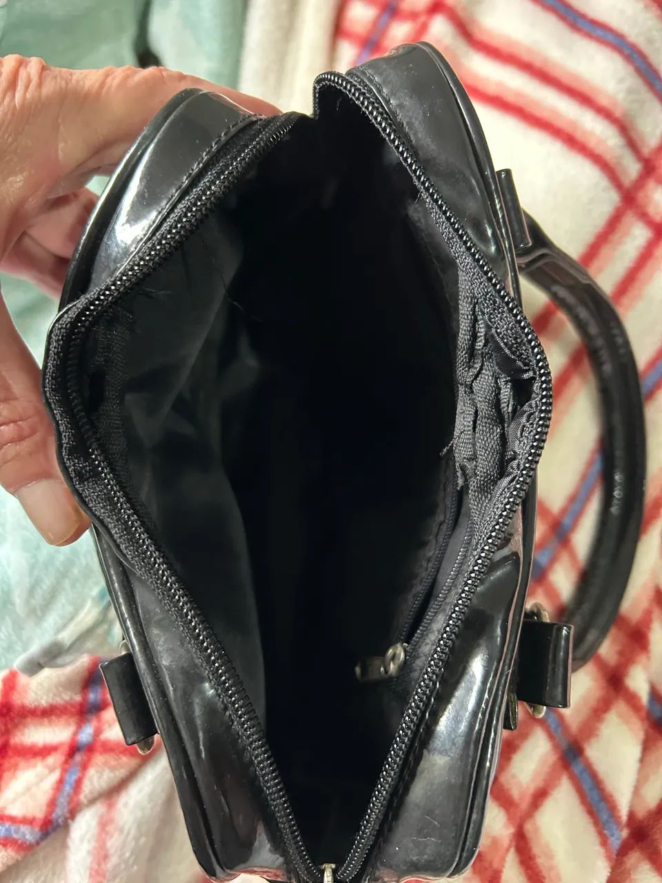 Bolsa de mão preta - Foto 4