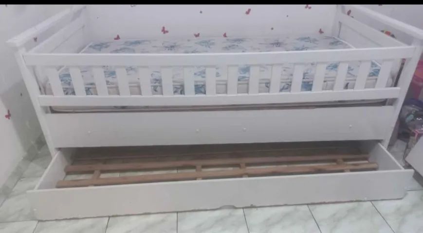 Cama com colchão (Bicama infantil) - Foto 4