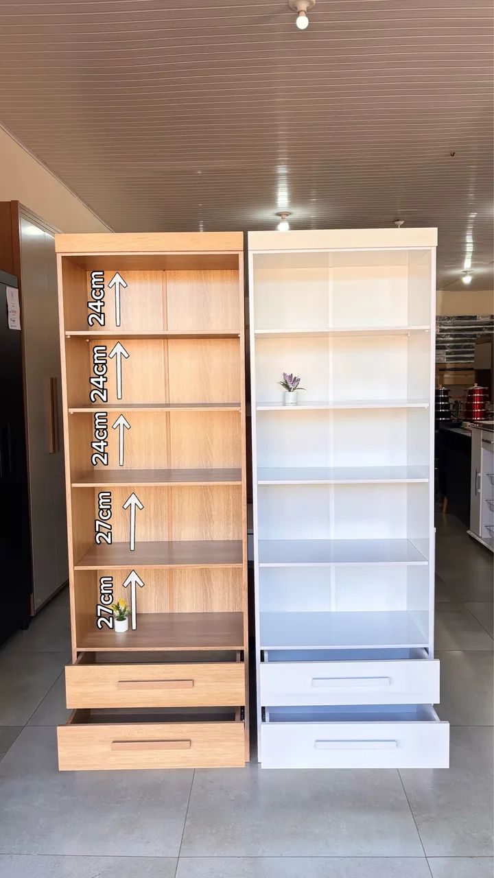 LIVREIRO com 02 GAVETAS. - Foto 2