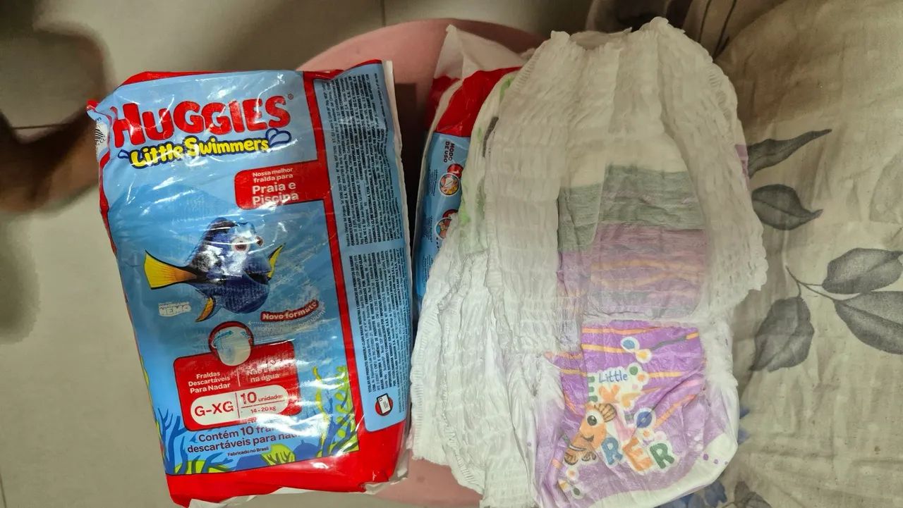 Fraldas impermeáveis huggies - Foto 2
