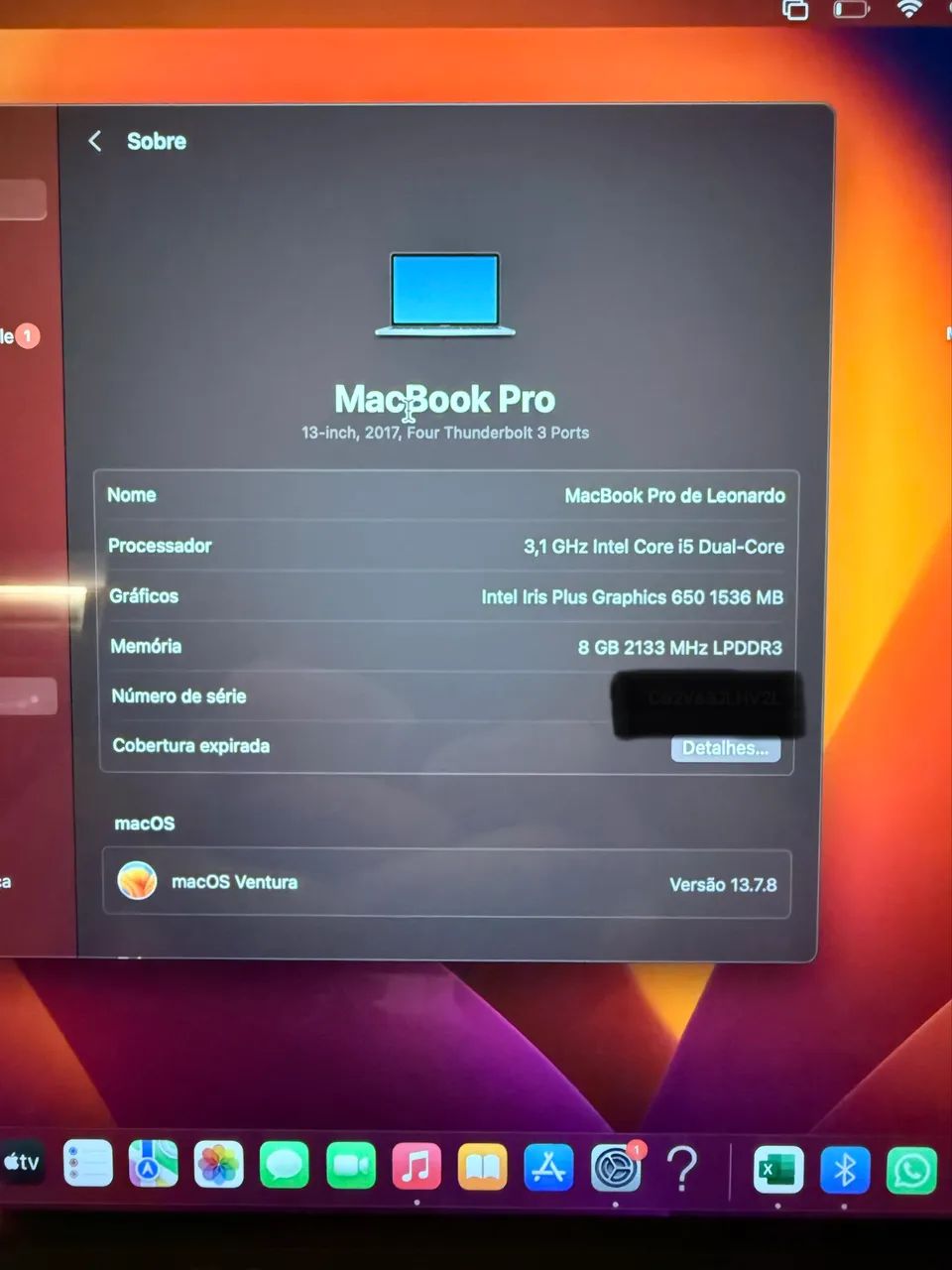 MacBook Pro 2017 i5, 8GB RAM, 256GB SSD - Foto 3