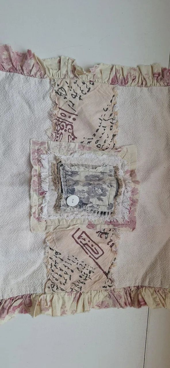 2 capas de almofada em tecido rústico - Foto 2