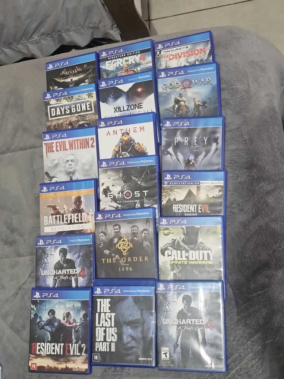 Lote Jogos PS4 