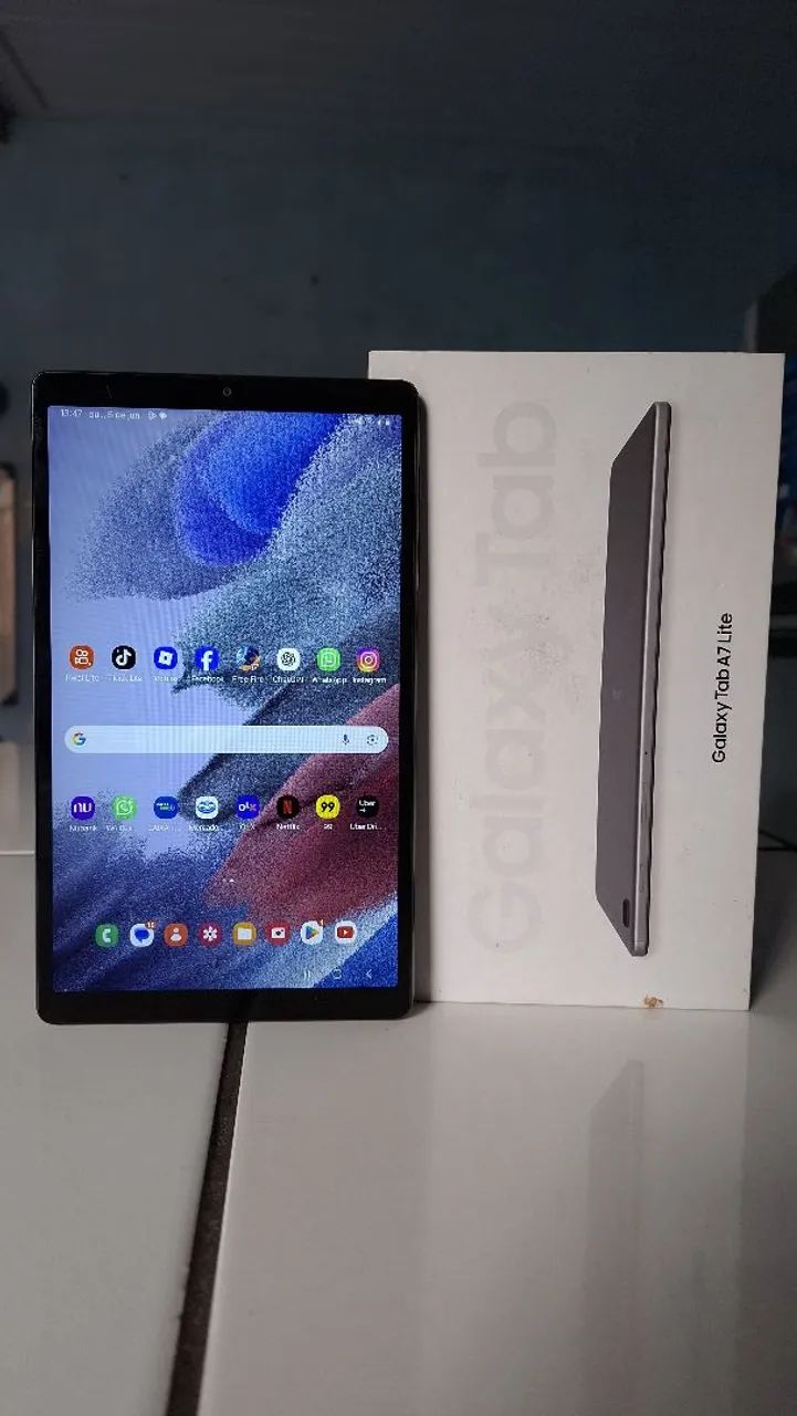 Tablet Tab A7 Lite Samsung 8.7 polegadas 32Gbs Chip 4G faz ligacao (Act cartao ) - Foto 3