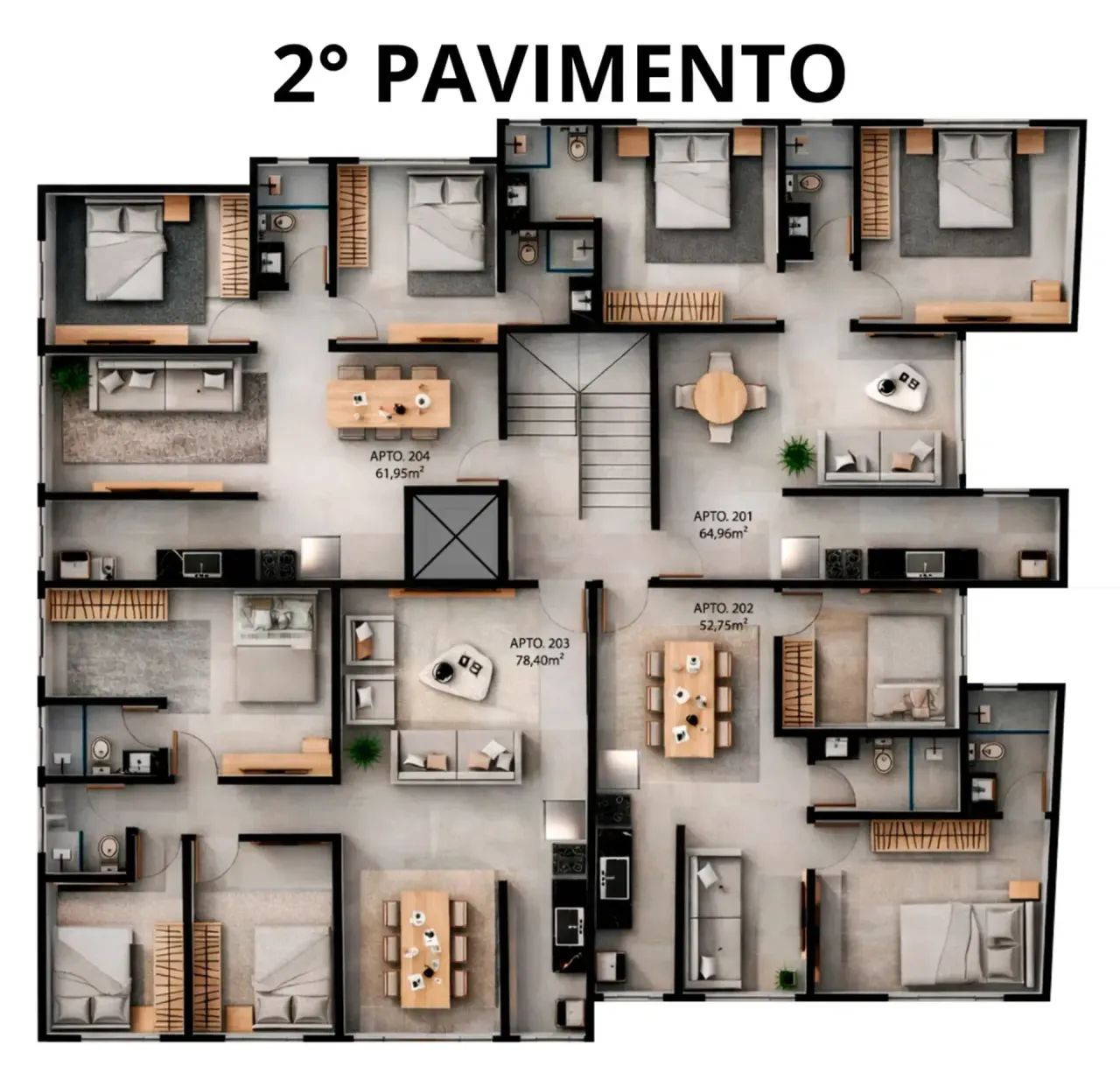 Prédio Residencial com Apartamentos de 2 e 3 Quartos - Foto 4