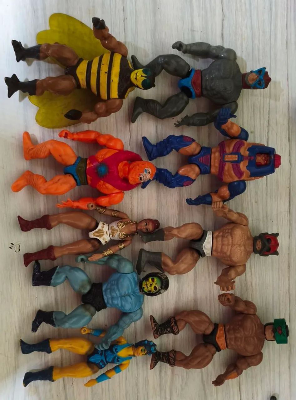 Lote bonecos He Man antigo 