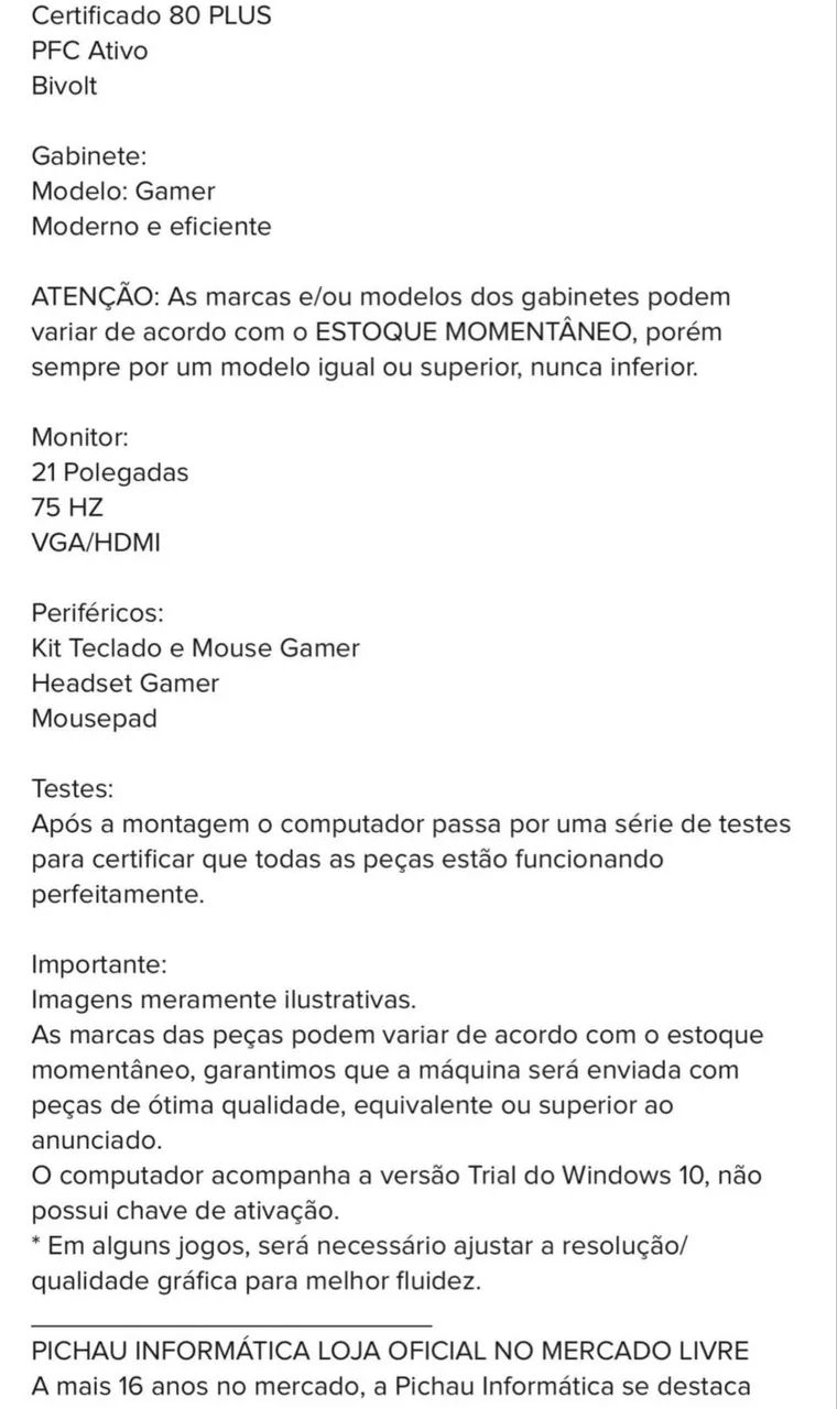 Pc Gamer pichau  - Foto 4