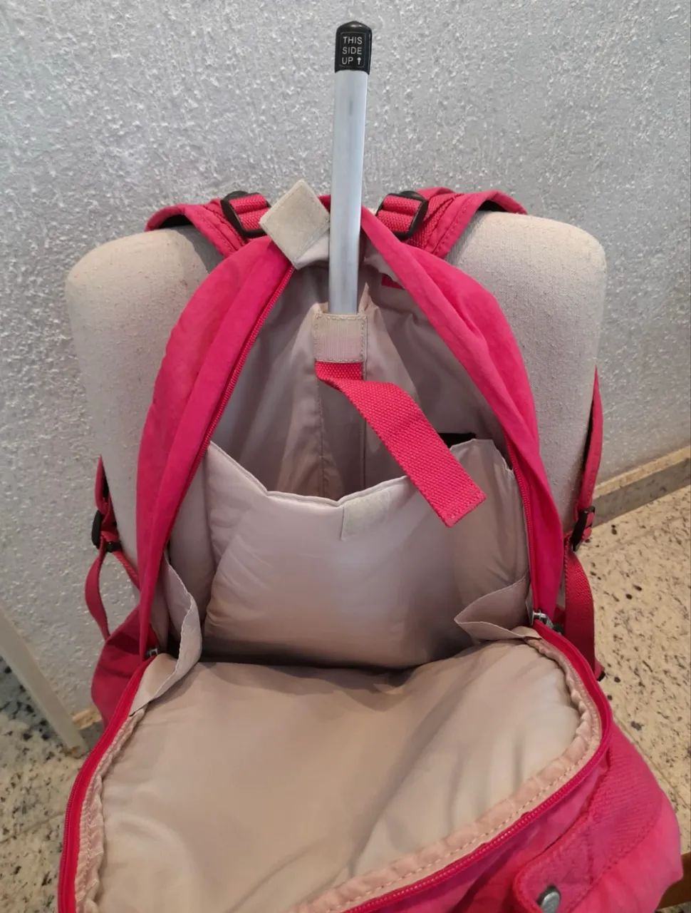 Vendo Mochila Kipling Rosa - Foto 4