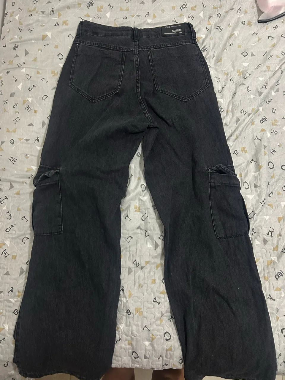 Calça cargo wide leg - Foto 4