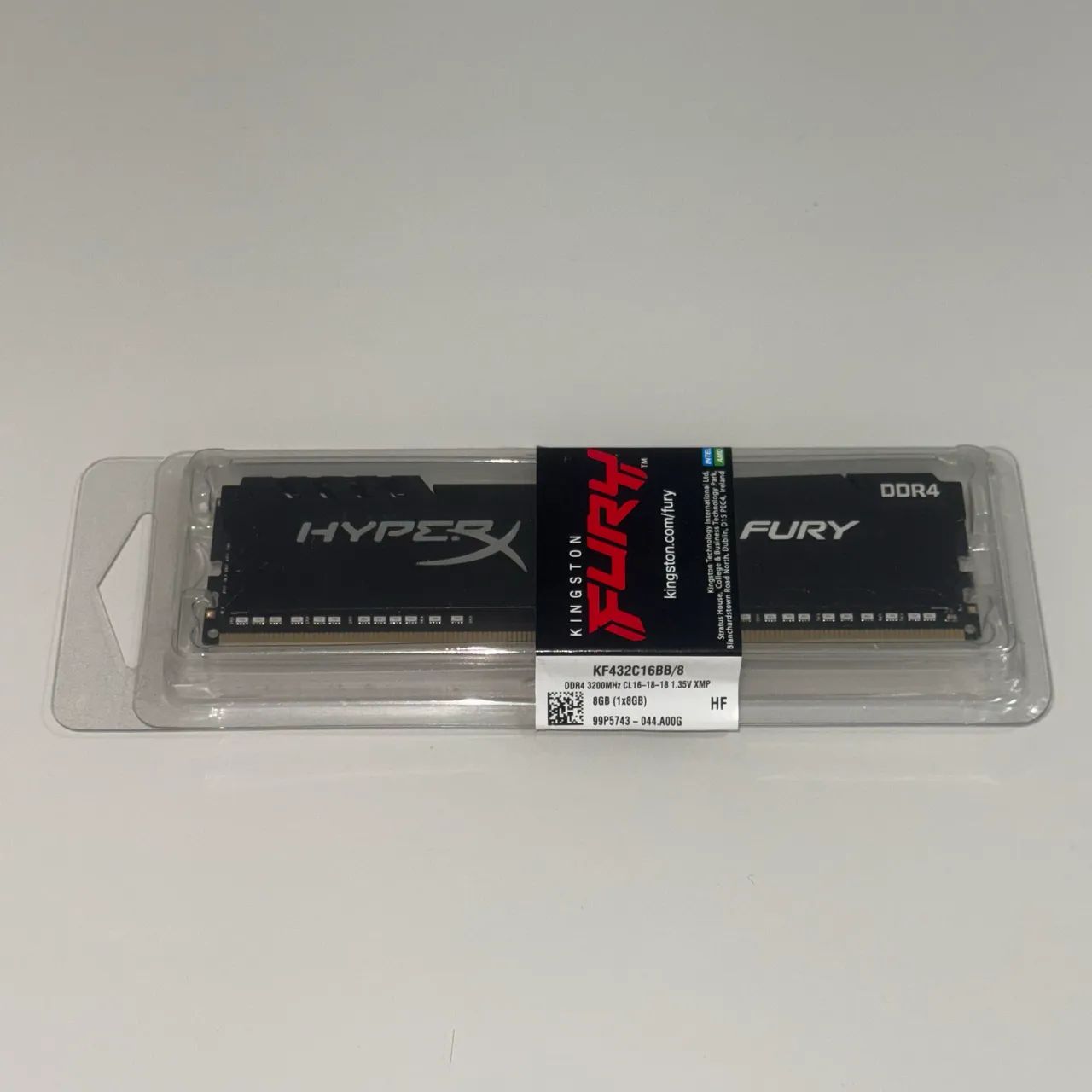 Memória RAM Kingston Fury 8GB DDR4 desktop 