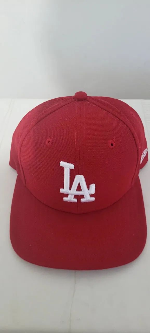 Boné Los Angeles Dodgers MLB Snapback vermelho 