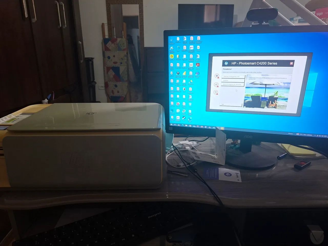 HP Photosmart C4280 All-in-One - Multifuncional Completa - Foto 5