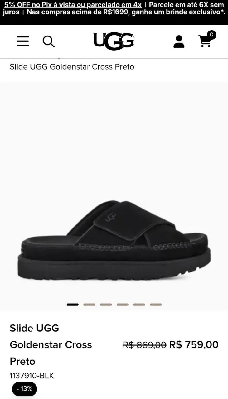 Sandália Ugg original 