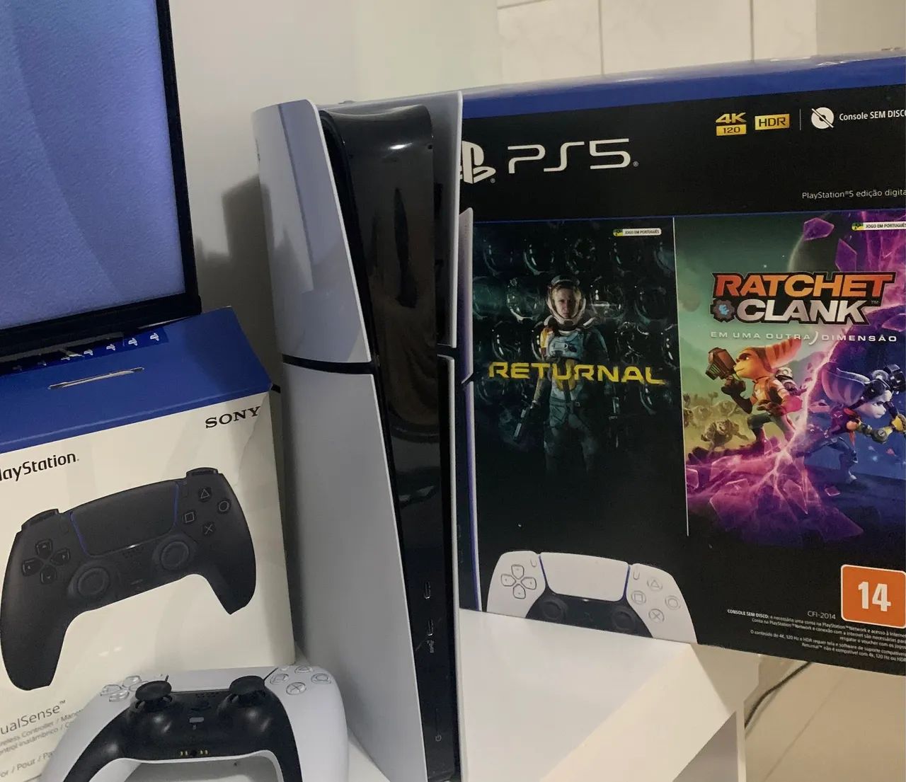 Playstation 5 Slim 1Tb + 2 controles