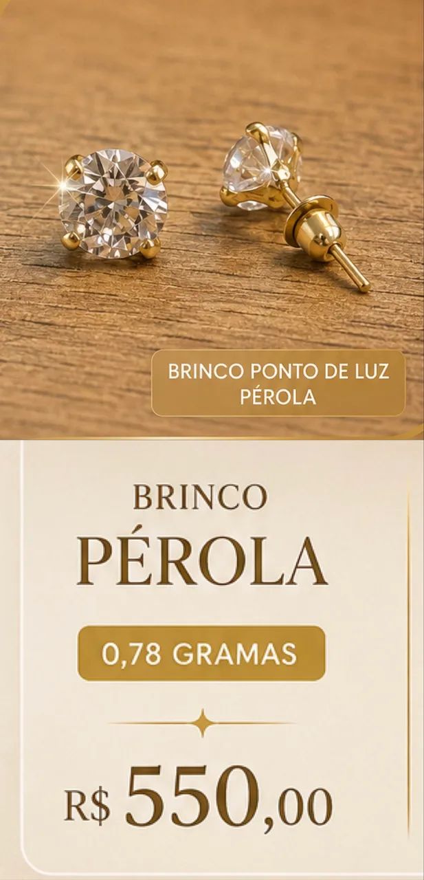 Brinco de Ouro 18 K