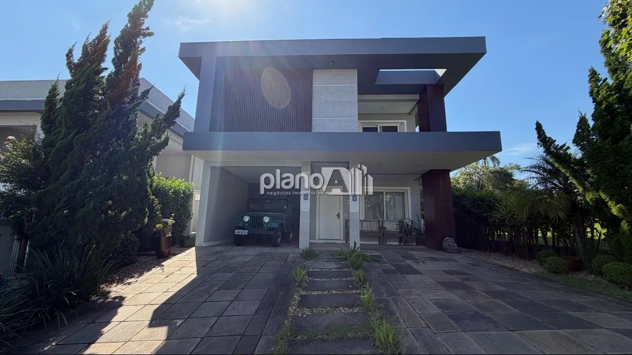 Casa mobiliada no condomínio Alphaville em Gravataí com 4 quartos sendo 1 suíte master