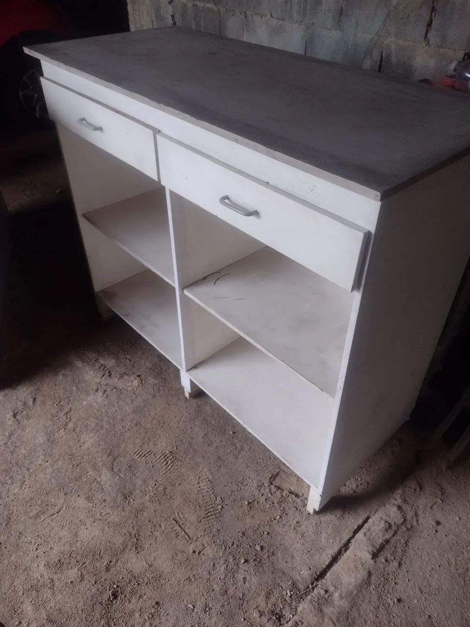 Vendo balcão em MDF para comércio, com dois gavetões .R$ 650,00 - Foto 2