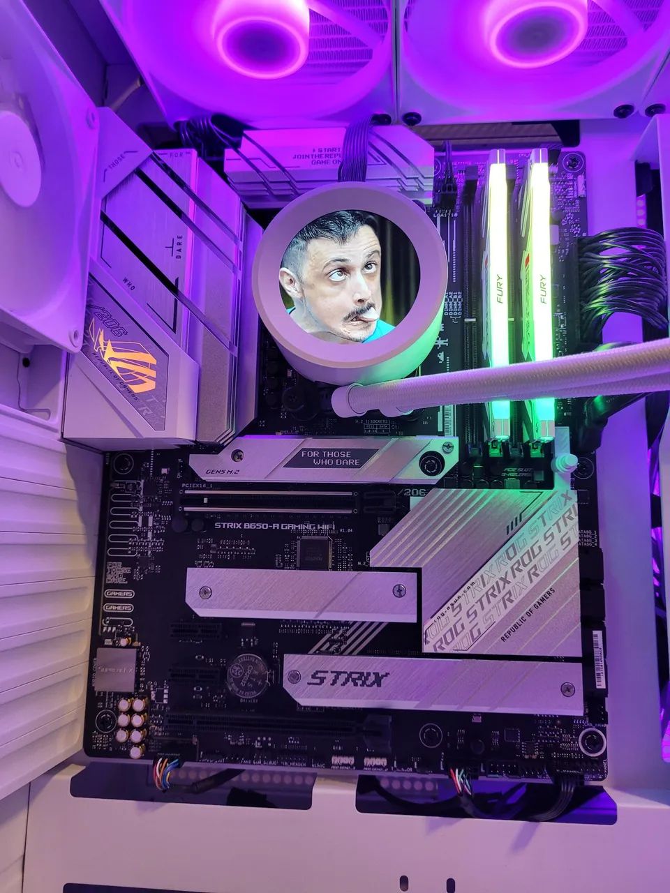 Pc gamer full branco - Foto 5