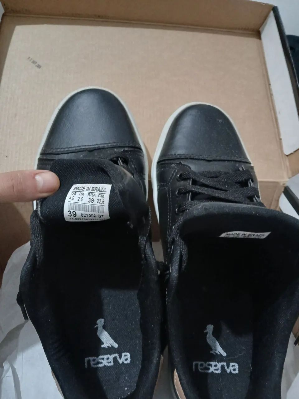 Tênis Reserva Preto Casual - Foto 3