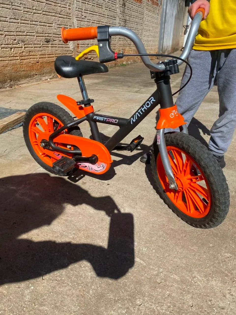 Bicicleta infantil Nathor Aro 14 First Pro /Laranja - Foto 3