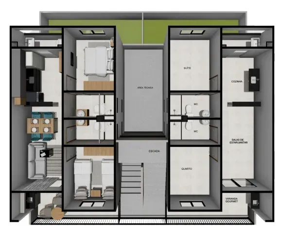 PLANTA 61m²