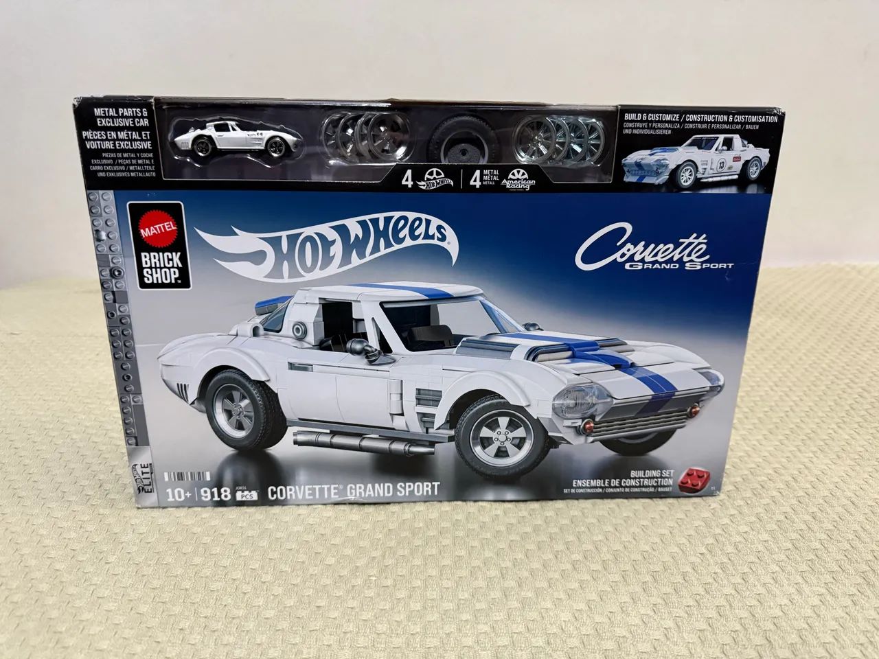 LACRADO - Hot Wheels Brick Shop Corvette Grand Sport 918 peças
