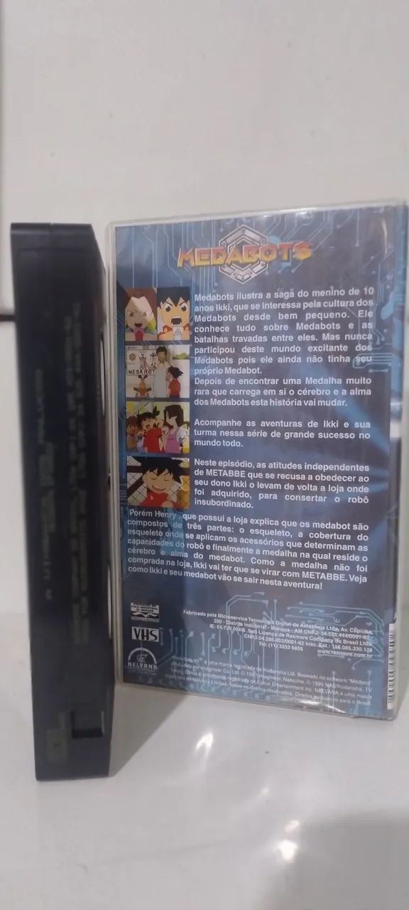 VHS  MEDABOTS a vingança dos malucos  - Foto 2