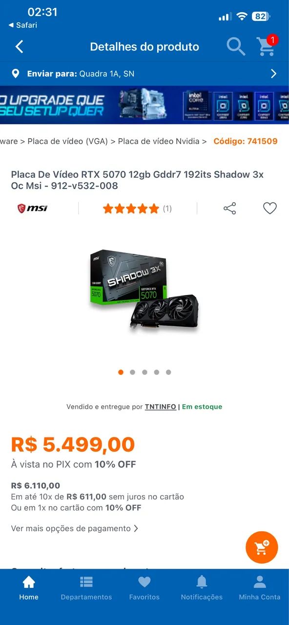 RTX 5070 com NF e garantia de 3 anos! - Foto 3