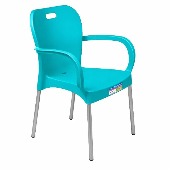 Cadeira Paramont Azul Tiffany - Foto 3