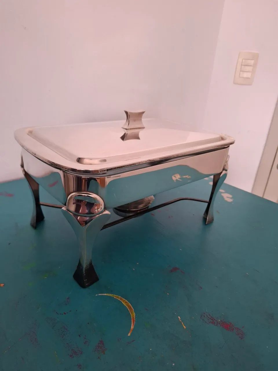 Vendo Rechaud Banhado a Prata - Foto 3