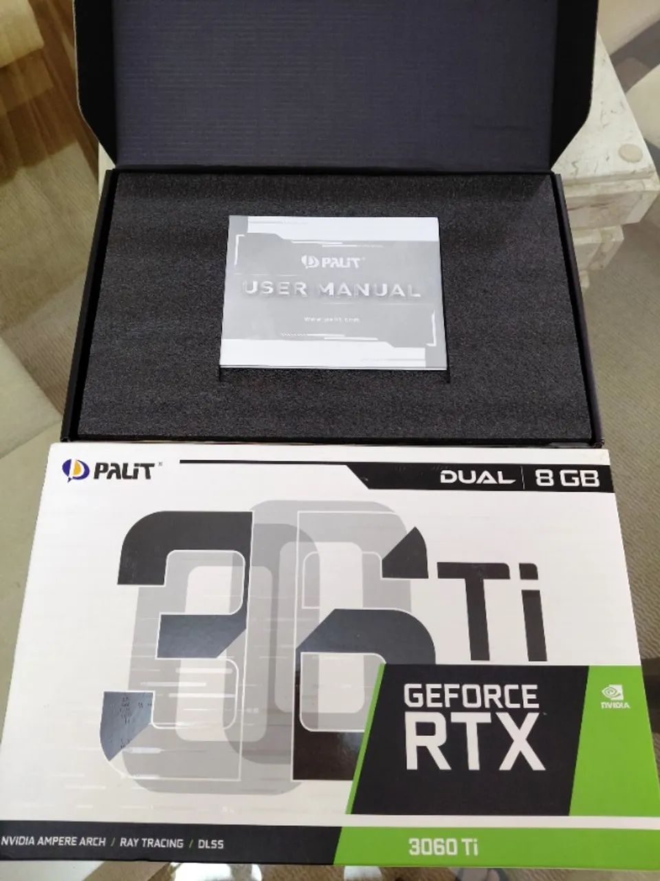 Placa de Vídeo Nvidia GeForce RTX 3060 Ti 8gb Gddr6 - Palit