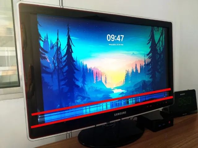 Tv 24 Polegadas Samsung, Hdmi, Tambem É Monitor (não Envio) video no youtube