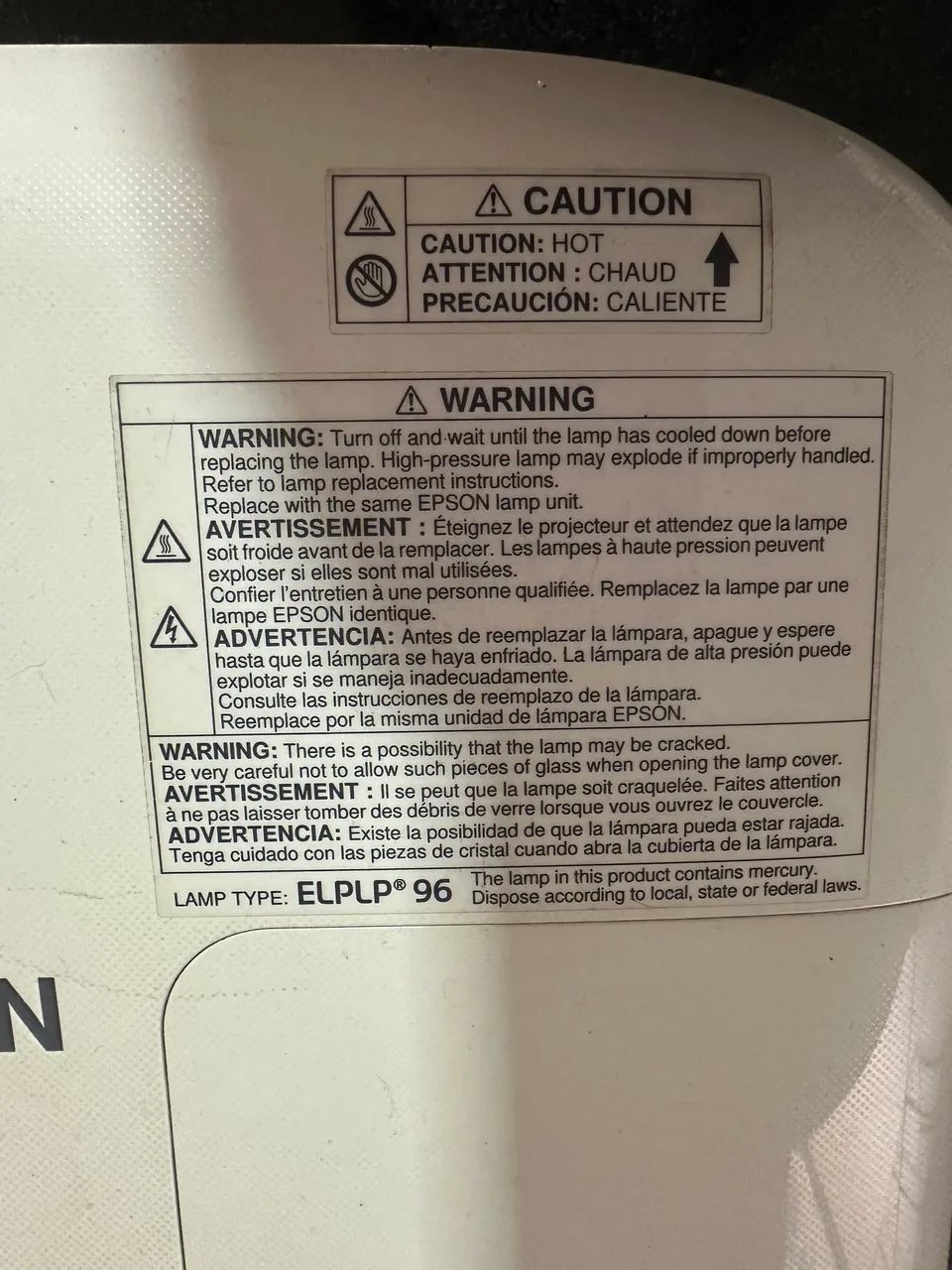 Projetor Epson power Lite x39 - Foto 5