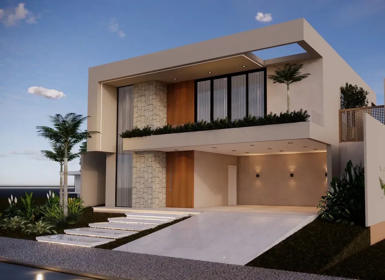 Casa com 4 quartos sendo 3 suítes 4 vagas 5 banheiros - Foto 4