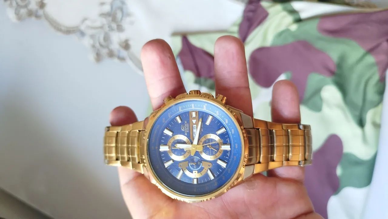 Relógio Casio Edifce dourado  - Foto 2