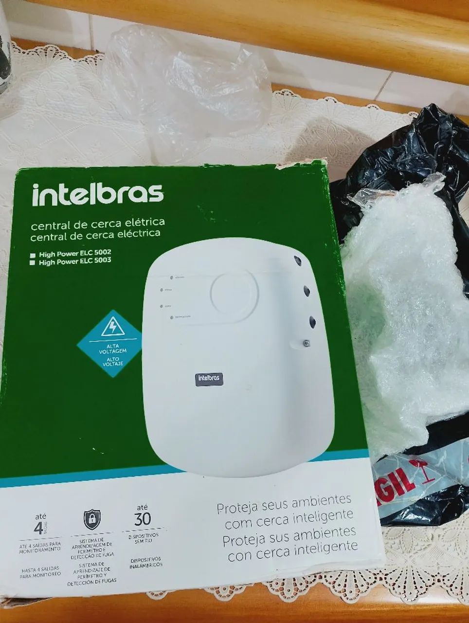 Cerca elétrica Intelbras 5002 central 