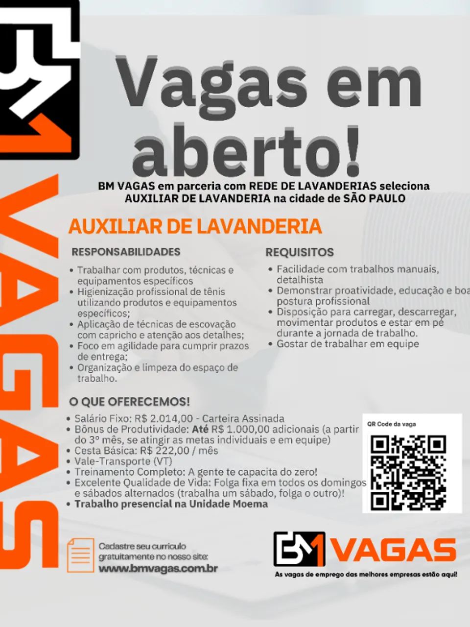 Auxiliar de Lavanderia