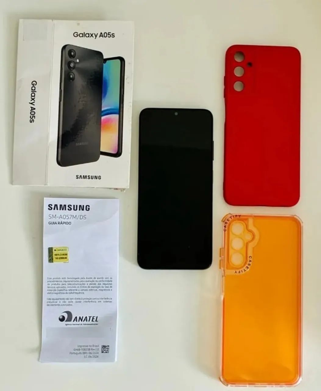 Samsung Galaxy A05s Preto - 128gb - Na Garantia + Capas Case (Usado) - Foto 2