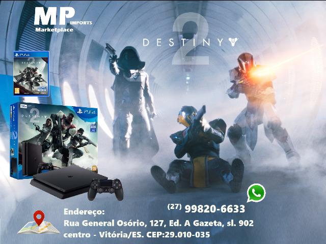 Playstation 4 c/ Destiny II. Estoque limitado!! Lacrado! Loja! Opção 12x e déb