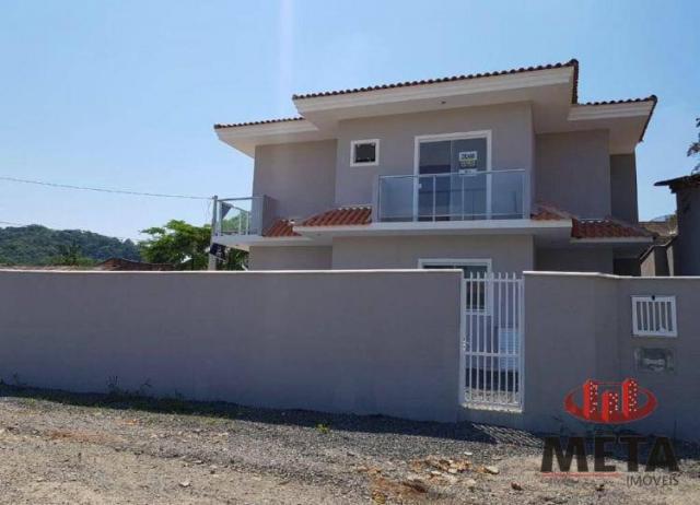 Sobrado com 3 dormitórios à venda, 82 m² por R$ 260.000 - Jardim Sofia - Joinville/SC - Foto 2