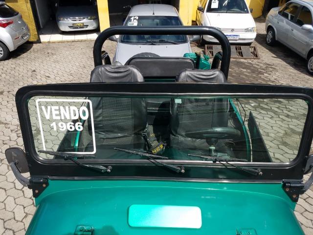Jeep Willys 4x4 gasolina 1966/66. Muito novo. Raridade! Confira! - Foto 11