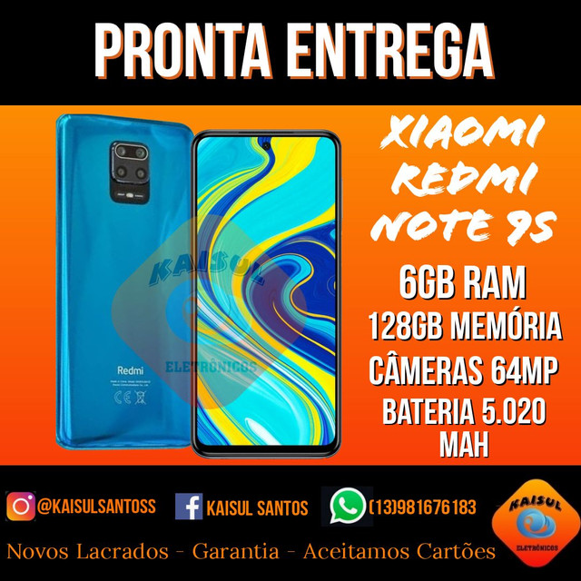 Xiaomi Redmi Note 9S 128Gb