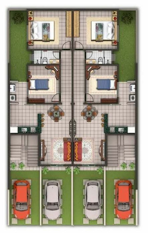 Planta/Desenho de Arquitetura Casa - Foto 3
