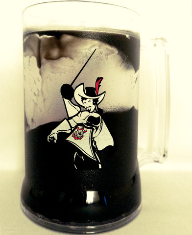 Caneca Corinthians Oficial Gel Congelante - Foto 3