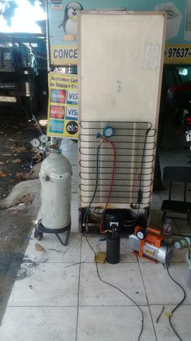Serviço refrigeração e máquina