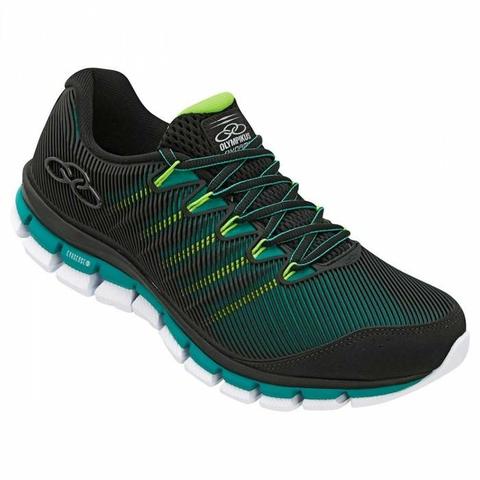 Tênis olympikus dynamic /preto/veridian