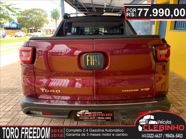 FIAT TORO 2.4 16V MULTIAIR FLEX FREEDOM AUTOMÁTICO - Foto 4