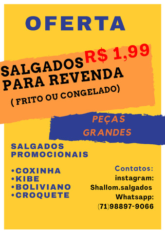 Salgados Revenda